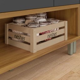 Cozinha Princesa 3pcs com Paneleiro Freijo/grafite Nesher - 5