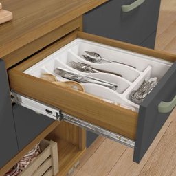 Cozinha Princesa 3pcs com Paneleiro Freijo/grafite Nesher - 7
