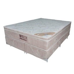 CONJUNTO: BOX + COLCHÃO AIRTECH - MOLAS ENSACADAS - QUEEN 158X198X63 - 1