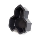 Ver imagem 2 de Kit 2 Formas para Calçada Piso Estrela de 3 Pontas 23x23x6cm