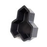 Kit 2 Formas para Calçada Piso Estrela de 3 Pontas 23x23x6cm - 2