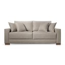 Ver imagem 2 de Sofá 3 Lugares Linho Cinza Médio Helô 2,00m