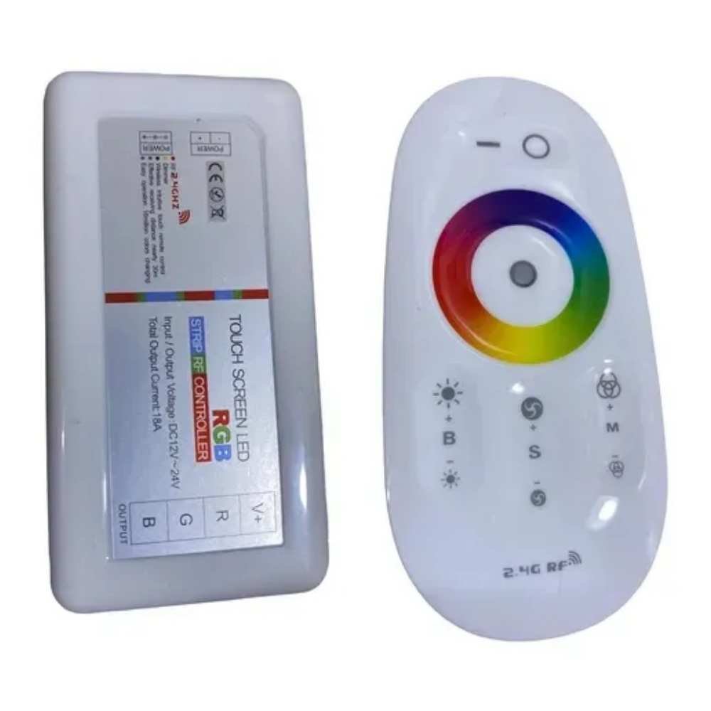 Kit Iluminação Colorida para Piscina com 4 Refletores 9W LED RGB e Comando Touch - Aqua Light Kit Il - 4