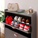 Ver imagem 7 de Sapateira Organizadora Pequena Apartamento 12 Pares Calçados Gavetas Basculante Decoração Quarto