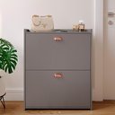 Ver imagem 3 de Sapateira Organizadora Pequena Apartamento 12 Pares Calçados Gavetas Basculante Decoração Quarto