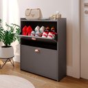 Ver imagem 5 de Sapateira Organizadora Pequena Apartamento 12 Pares Calçados Gavetas Basculante Decoração Quarto