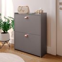 Ver imagem 2 de Sapateira Organizadora Pequena Apartamento 12 Pares Calçados Gavetas Basculante Decoração Quarto