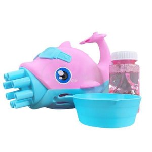 Golfinho Bolhudo Bolhas Sabão Criança Infantil Rosa Azul 4