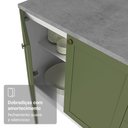 Ver imagem 3 de Armário de Cozinha Compacta 180 Cm Vik Madesa 02 Branco/verde