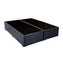 Ver imagem 1 de Cama Box Baú Casal em Sintetico Preto Bipartido com Pistão a Gás - 138x188