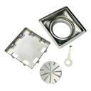 Ver imagem 2 de Ralo Oculto 10x10 Cm - Area Interna e Externa Inox 304