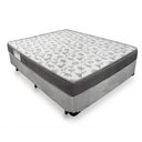 Ver imagem 1 de Cama Box Casal Suede + Colchão de Espuma D33 - Sereneprime - 138cm Cinza