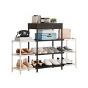 Ver imagem 1 de Estante Modular Multiuso Sapateira 11 Prateleiras Organizador Tenis Brinquedos Rack Multiuso 4