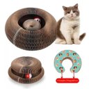 Ver imagem 4 de Arranhador Magico Gato Pet Felino Brinquedo Bola Guizo Dobravel Multi Formas Diversao Entretenimento