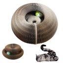 Ver imagem 1 de Arranhador Magico Gato Pet Felino Brinquedo Bola Guizo Dobravel Multi Formas Diversao Entretenimento
