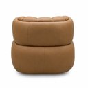 Ver imagem 7 de Poltrona Decorativa Cheval Giratória 360° em Couro Livintus Leather
