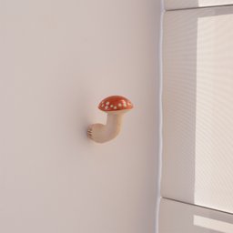 Kit 2 Ganchos de Cogumelo de Cerâmica Resistentes - Oikos - 2