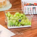 Ver imagem 2 de Organizador de Geladeira com Grade 2,3l Transparente Pequeno Frutas Legumes Crippa