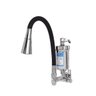 Torneira Filtro Gourmet Flexível Cozinha Parede Preto/cromo - 1