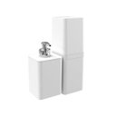 Ver imagem 5 de Kit Dispenser de Sabonete Líquido e Porta Creme Dental Stolf Smile Branco