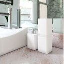 Ver imagem 3 de Kit Dispenser de Sabonete Líquido e Porta Creme Dental Stolf Smile Branco