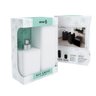 Kit Dispenser de Sabonete Líquido e Porta Creme Dental Stolf Smile Branco - 4
