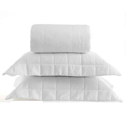 Colcha Matelada 300 Fios Algodão Branca Square Kacyumara - Casa k