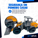 Ver imagem 6 de Trator Pá Carregadeira Brinquedo Mecânica Agrícola Enchedeira Escavadeira Miniatura Articulado Cons