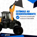 Ver mais imagens de Trator Pá Carregadeira Brinquedo Mecânica Agrícola Enchedeira Escavadeira Miniatura Articulado Cons