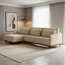 Ver imagem 1 de Sofá Living 280cm Chaise Lado Esquerdo Artheus Linho