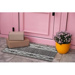 Tapete Passadeira Capacho Emborrachada Antiderrap. 0,65x1,00 Brasilia - 3 Tapete Passadeira Capacho Emborrachada Antiderrap. 0,65x1,00 Brasilia - 3