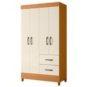 Ver imagem 2 de Guarda Roupa 4 Portas Cancun Cinamomo Off White