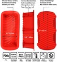Ver imagem 4 de Forma Antiaderente para Bolo Walfos, Forma de Bolo Torradeira Francesa de Silicone Várias Cores