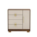 Ver imagem 2 de Cômoda Sapateira 4 Gavetas Paraguai Imbuia Fendi