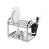 Escorredor De Louça Aço Inox 12 Pratos + Porta Talher Brinox - 1