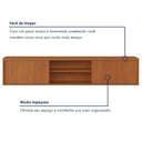 Ver imagem 6 de Rack Suspenso Dominus 180 cm Naturalle Mavaular
