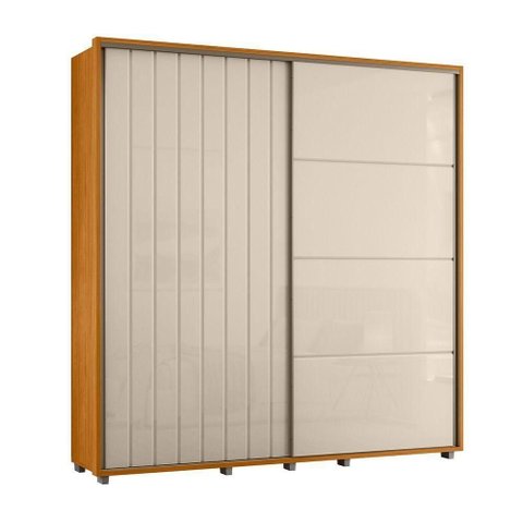 Guarda Roupa Monet Mdf Cabideiro Extensível - Cinamomo Off