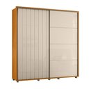 Ver imagem 1 de Guarda Roupa Monet Mdf Cabideiro Extensível - Cinamomo Off