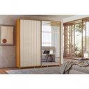 Ver imagem 4 de Guarda Roupa Monet Mdf Cabideiro Extensível - Cinamomo Off