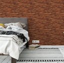 Ver imagem 2 de Papel de Parede Personalizado Madeira Escura Horizontal 3,3m