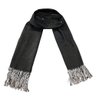 Xale Peseira Cachecol Echarpe Manta Pashmina Lenço Longo Frio Preto - 1