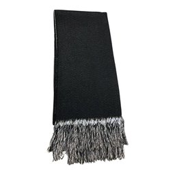 Xale Peseira Cachecol Echarpe Manta Pashmina Lenço Longo Frio Preto - 3