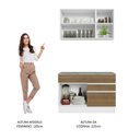 Ver imagem 7 de Armário De Cozinha Compacta 120cm Branco/Rustic