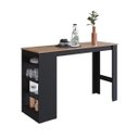 Ver imagem 1 de Mesa Bancada Gourmet 135cm para 4 Lugares Preto/montana B67