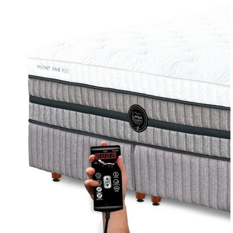 Colchão Solteirão LATEX FOAM De Látex Pocket Firme Solteiro King 96x203cm