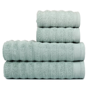 Ver imagem 1 de Kit 2 Toalhas de Banho + 2 Toalhas de Rosto Aura Atlântica 75x1,50 Cor:verde Lago Congelado