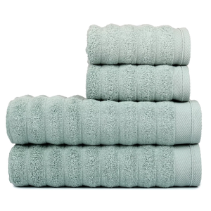 Kit 2 Toalhas de Banho + 2 Toalhas de Rosto Aura Atlântica 75x1,50 Cor:verde Lago Congelado