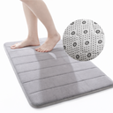 Ver imagem 2 de Tapete Banheiro Antiderrapante Cinza