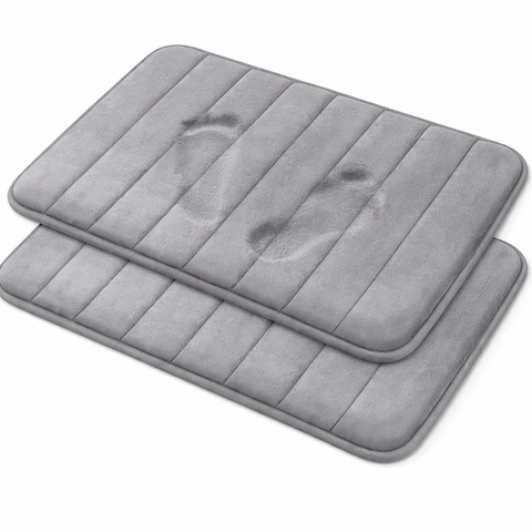 Tapete Banheiro Antiderrapante Cinza