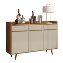 Ver imagem 2 de Aparador Buffet Sala de Jantar Retrô Moscou B02 Cinamomo Off White - Lyam Decor